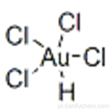 Aurate (1 -), tetrachloro-, wodór (1: 1), (57191295, SP-4-1) - CAS 16903-35-8